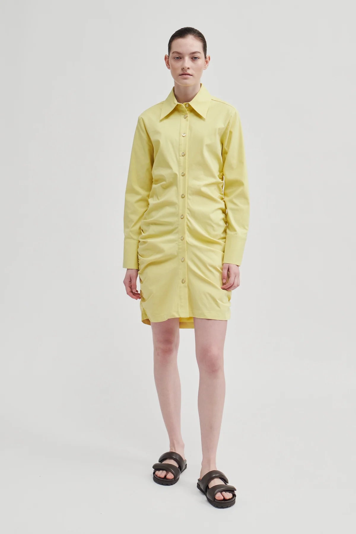 Second female yellow outlet dress